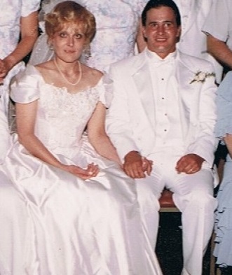 Nancy and Al Gurish on their wedding day.