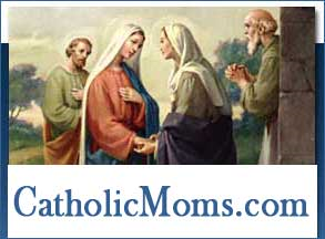 Blessed Mother Mary And Her Cousin Elisabeth